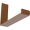 Ekena Millwork Steel Hanging Shelf Bracket, Hammered Copper 2"W x 10"D x 6 1/2"H BKTM02X10X06HSHCO - alternate 1